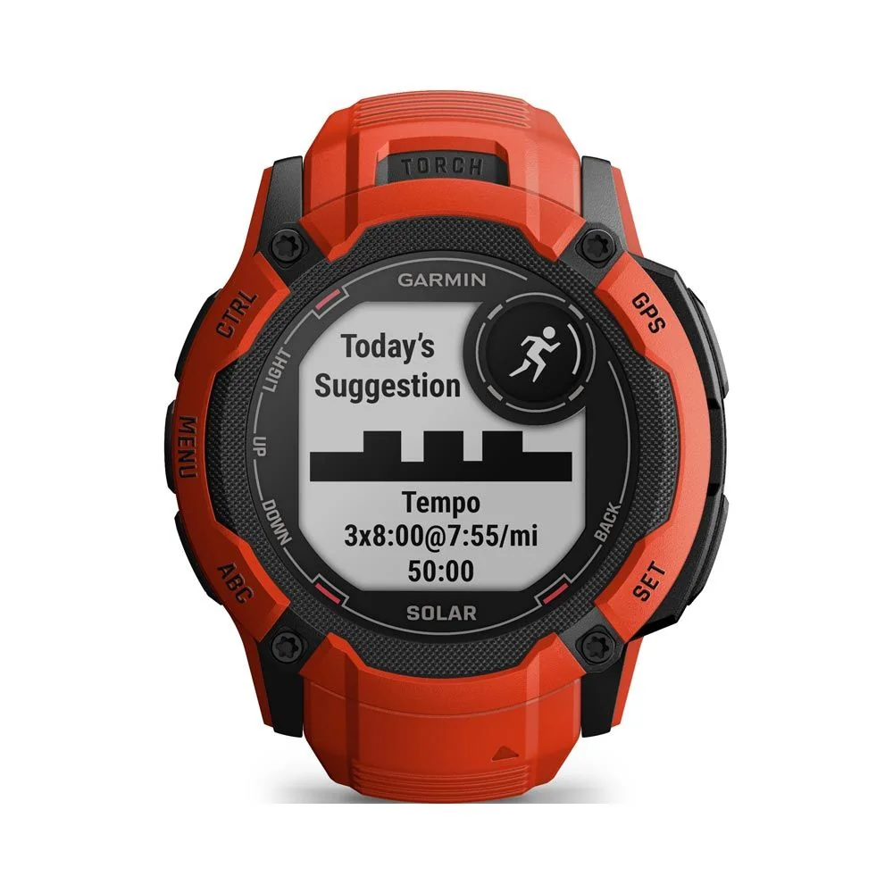 Garmin Instinct 2X Solar chytré hodinky Flame Red