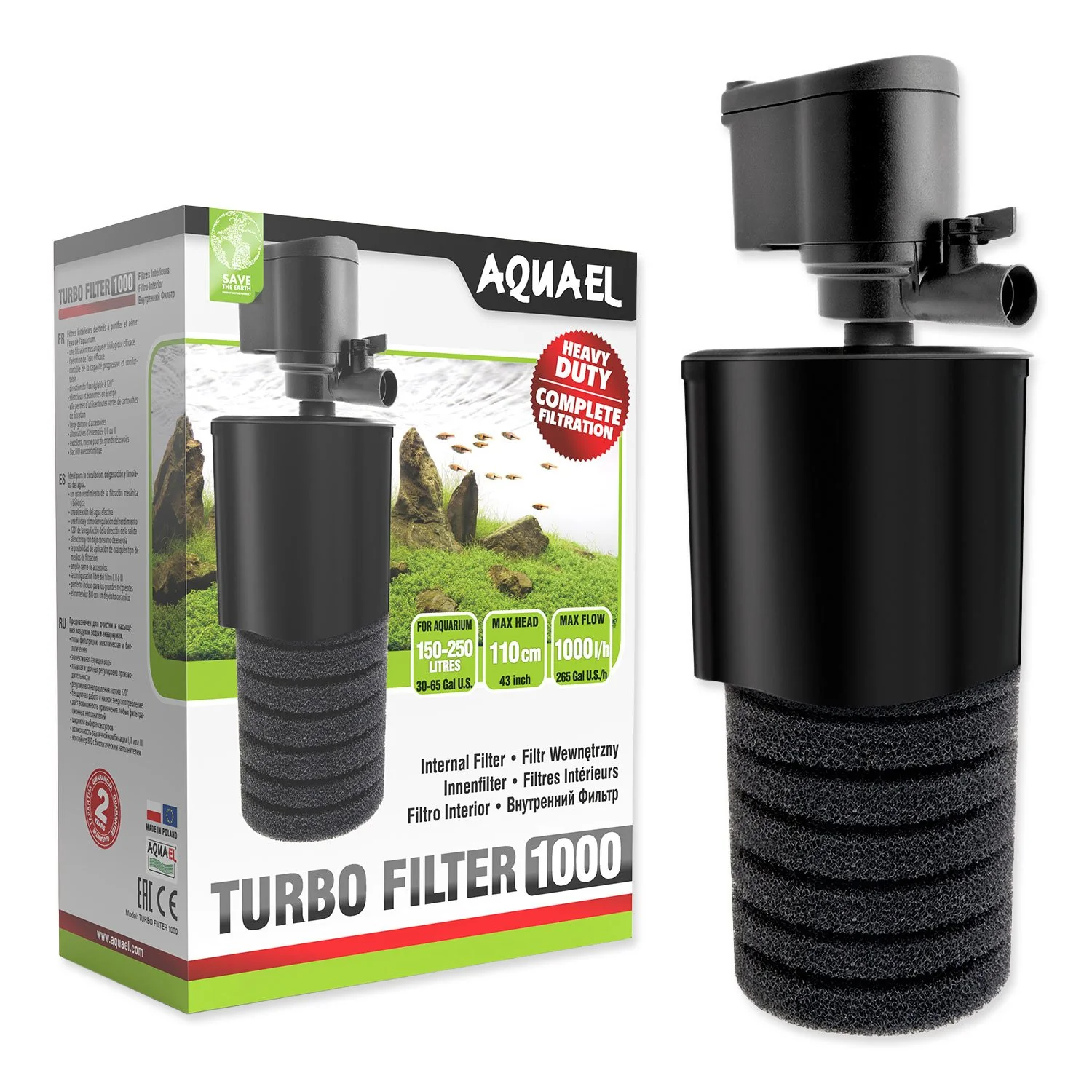 AQUAEL Filtr TURBO FILTR 1000