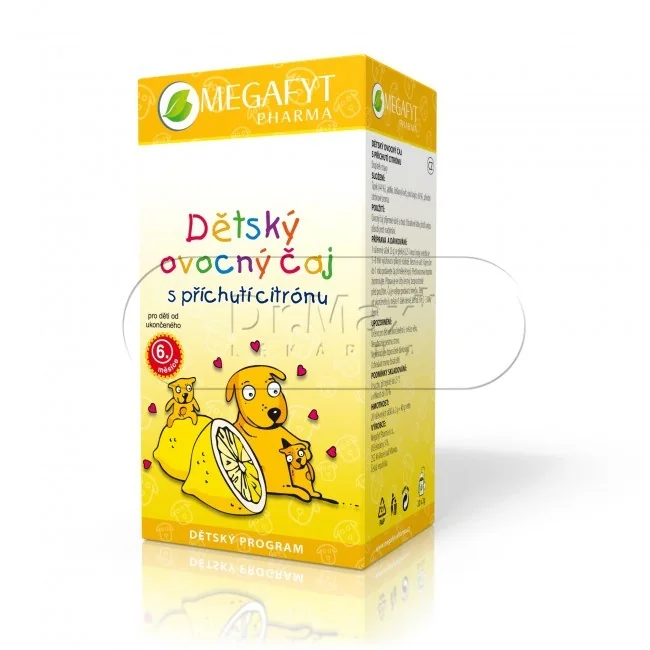 Megafyt Dětský ovocný čaj s příchutí citronu n.s.20x2g
