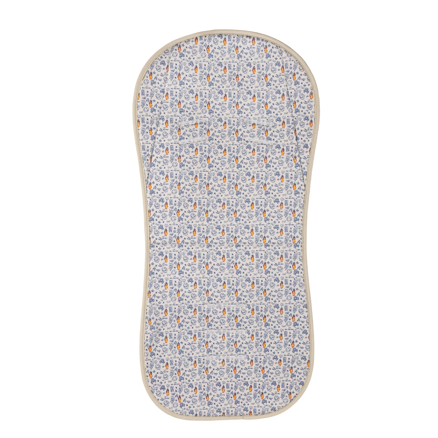 Zopa Podložka do kočárku prodyšná Breeze, Emoji Beige 2