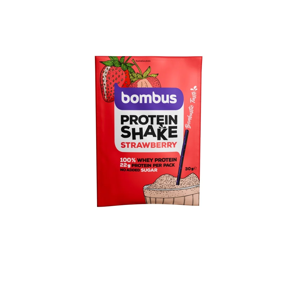 Bombus Protein Shake Strawberry 30 g