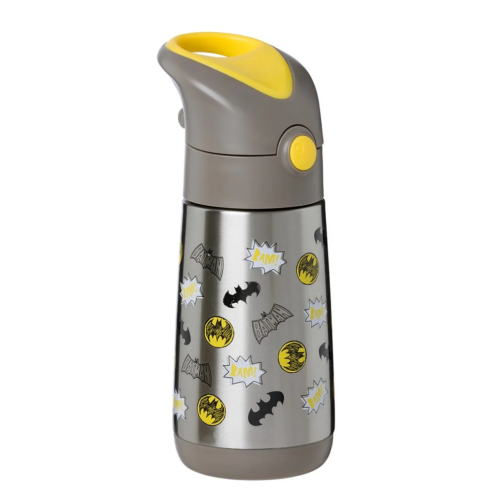 B.BOX Termoska na pití s brčkem 350 ml - Batman