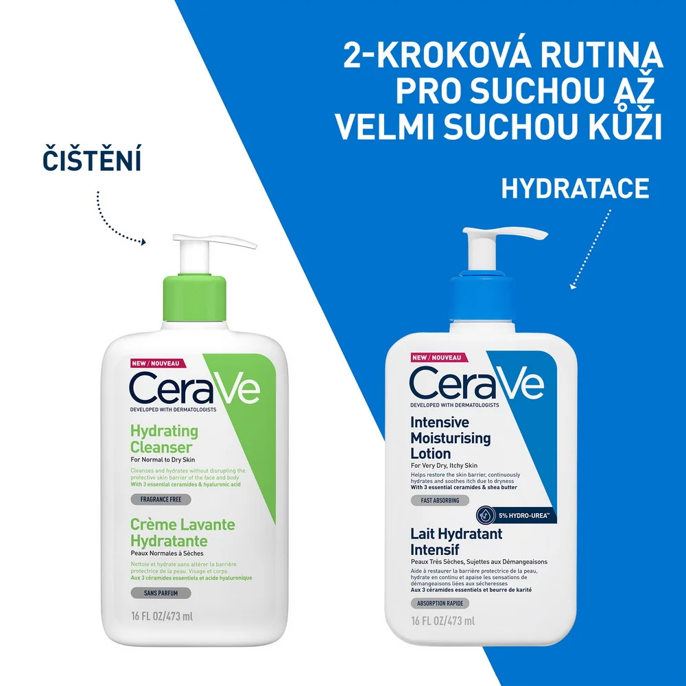 CeraVe Intenzivní hydratační mléko 473 ml