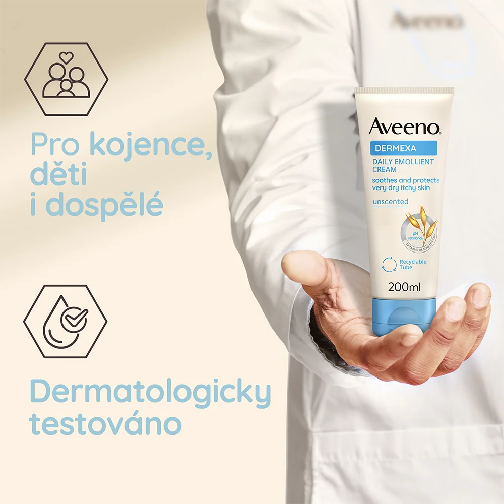 Aveeno Dermexa Tělový krém 200 ml