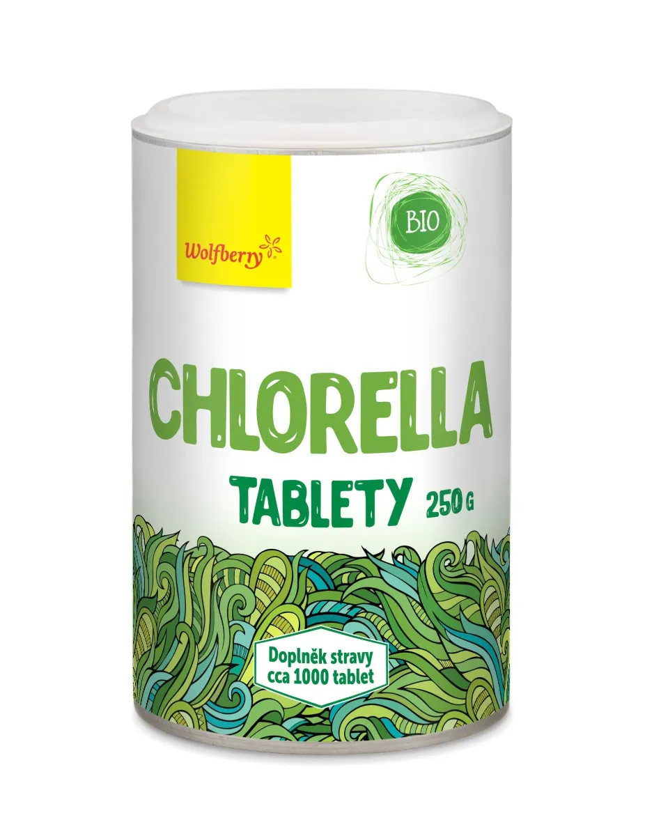 Wolfberry Chlorella BIO 250 g cca 1000 tablet