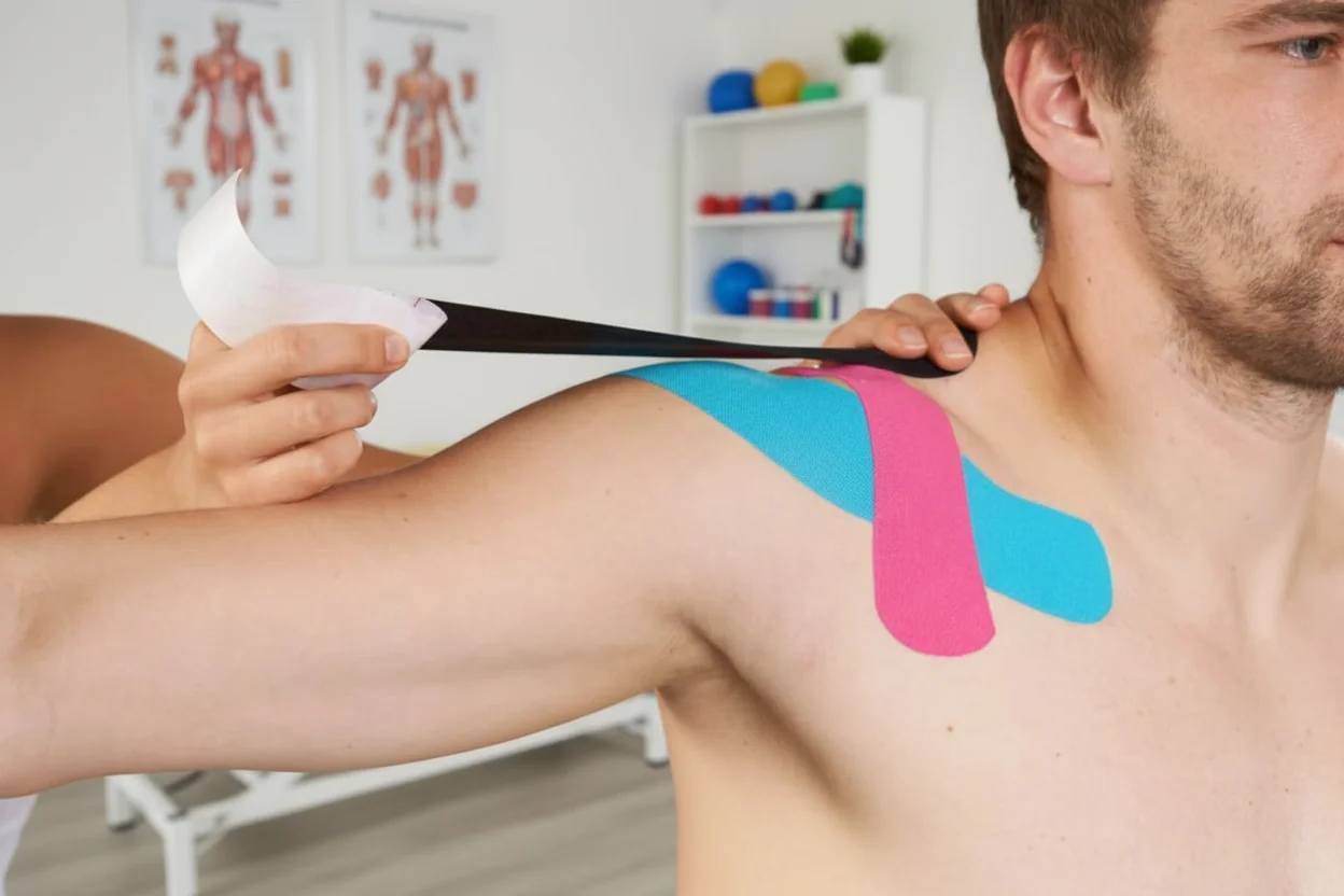 TEMTEX Kinesio tape Classic, bílá tejpovací páska 5cm x 5m