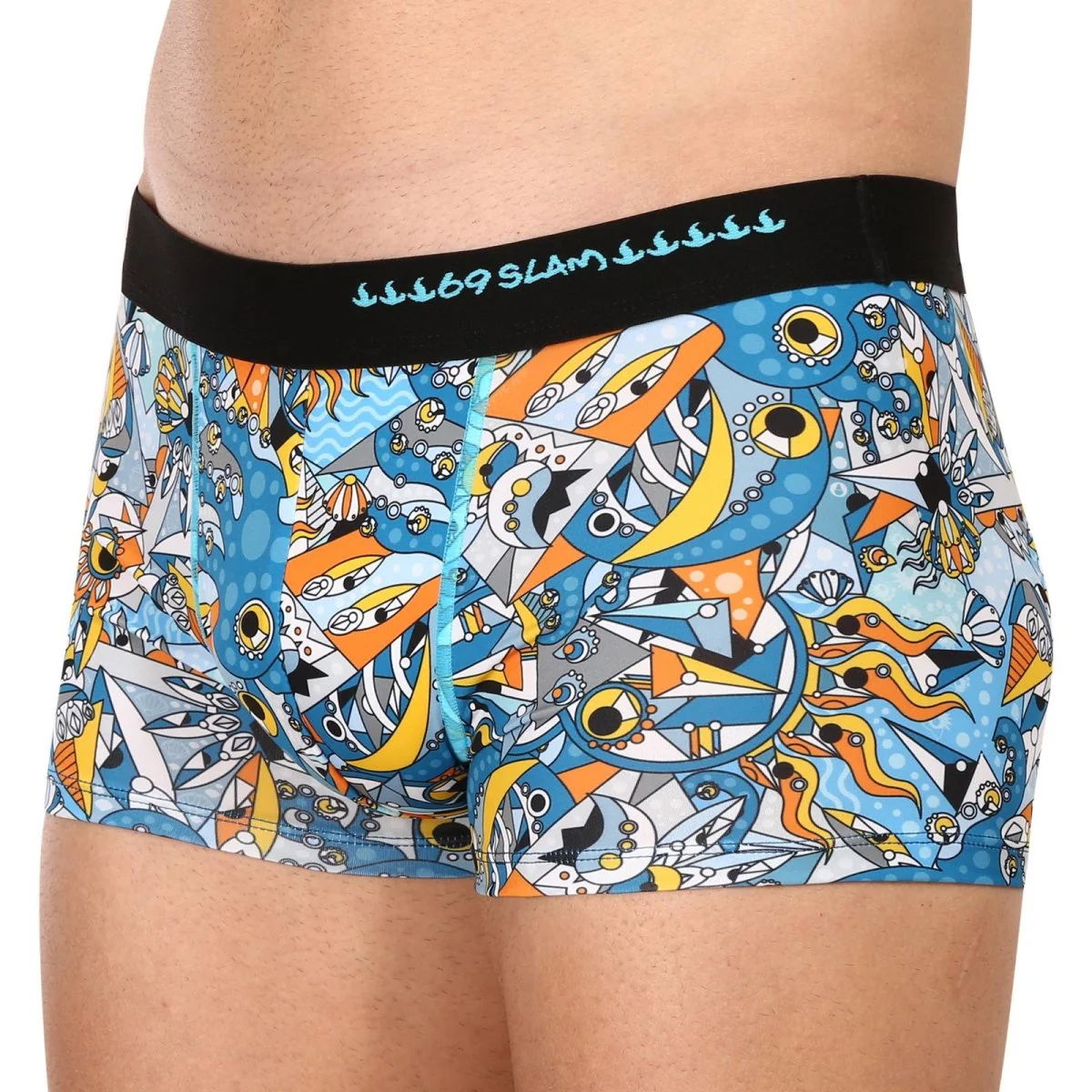 69SLAM Pánské boxerky hip exotic sea mason (MSYEXS-PO) L