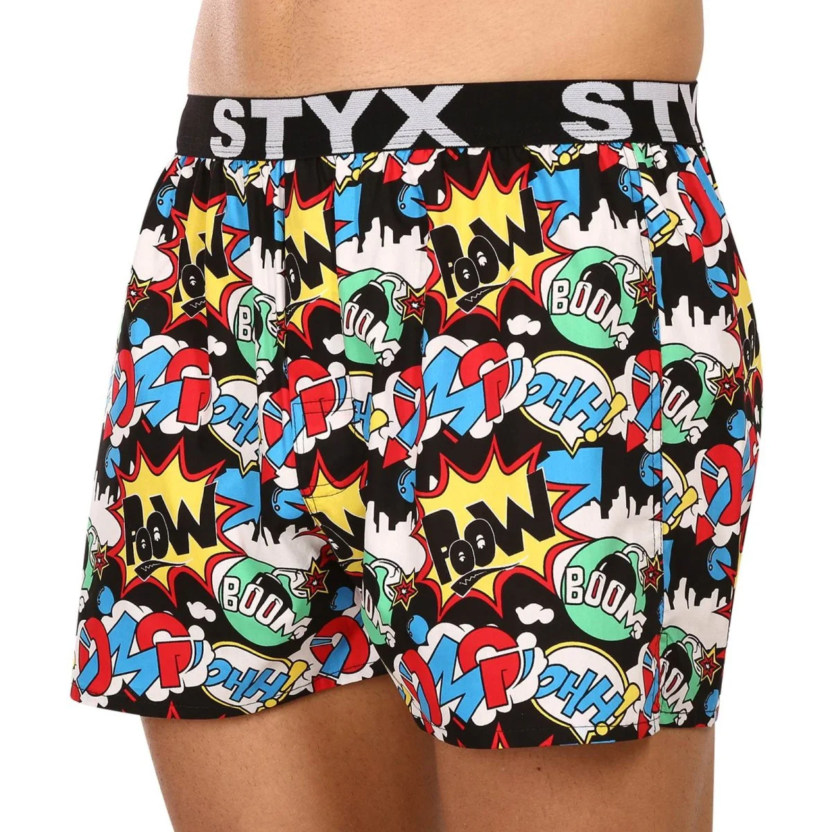 Styx Pánské trenky art sportovní guma OMG (B1456) L