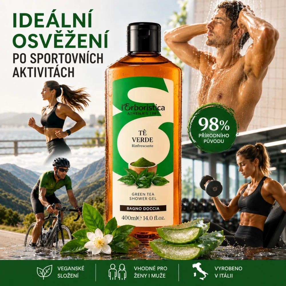 Erboristica Sprchový gel s vůní zeleného čaje 400 ml