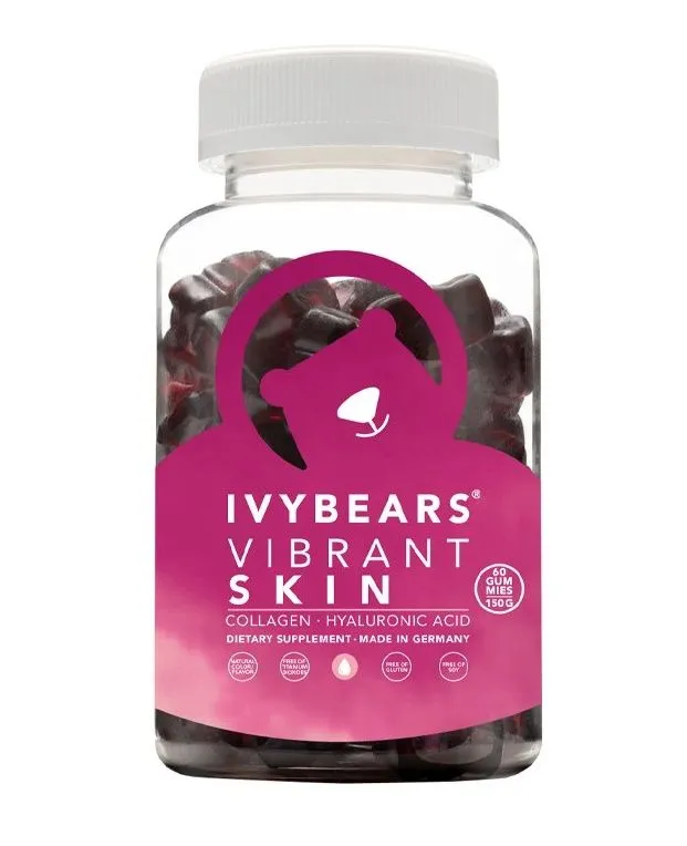 IvyBears Vibrant Skin vitamíny pro zářivou pleť 60 ks