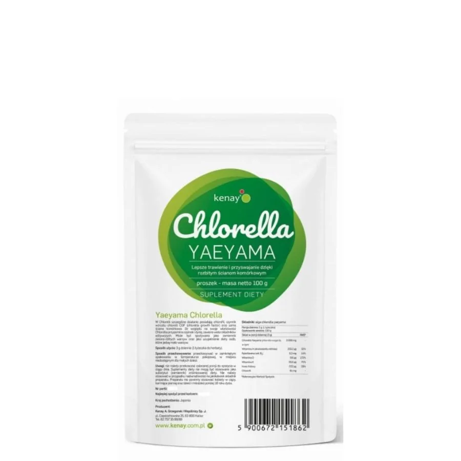 Kenay Chlorella Yaeyama chlorella vulgaris prášek 100 g