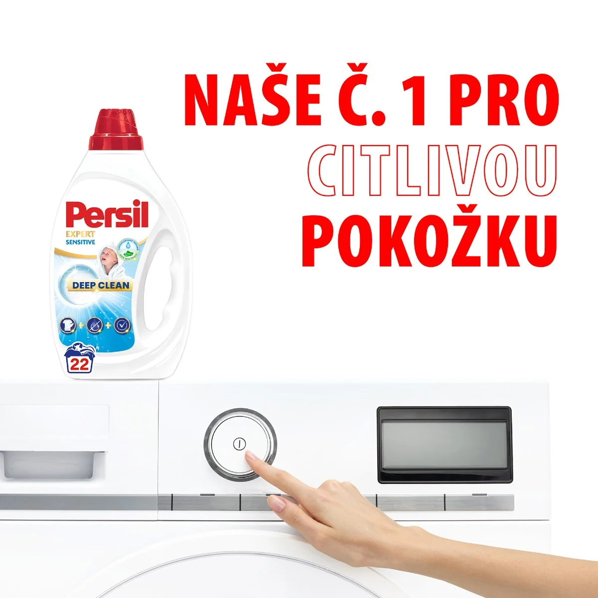 Persil Prací gel Expert Sensitive 2,2 kg 40 dávek