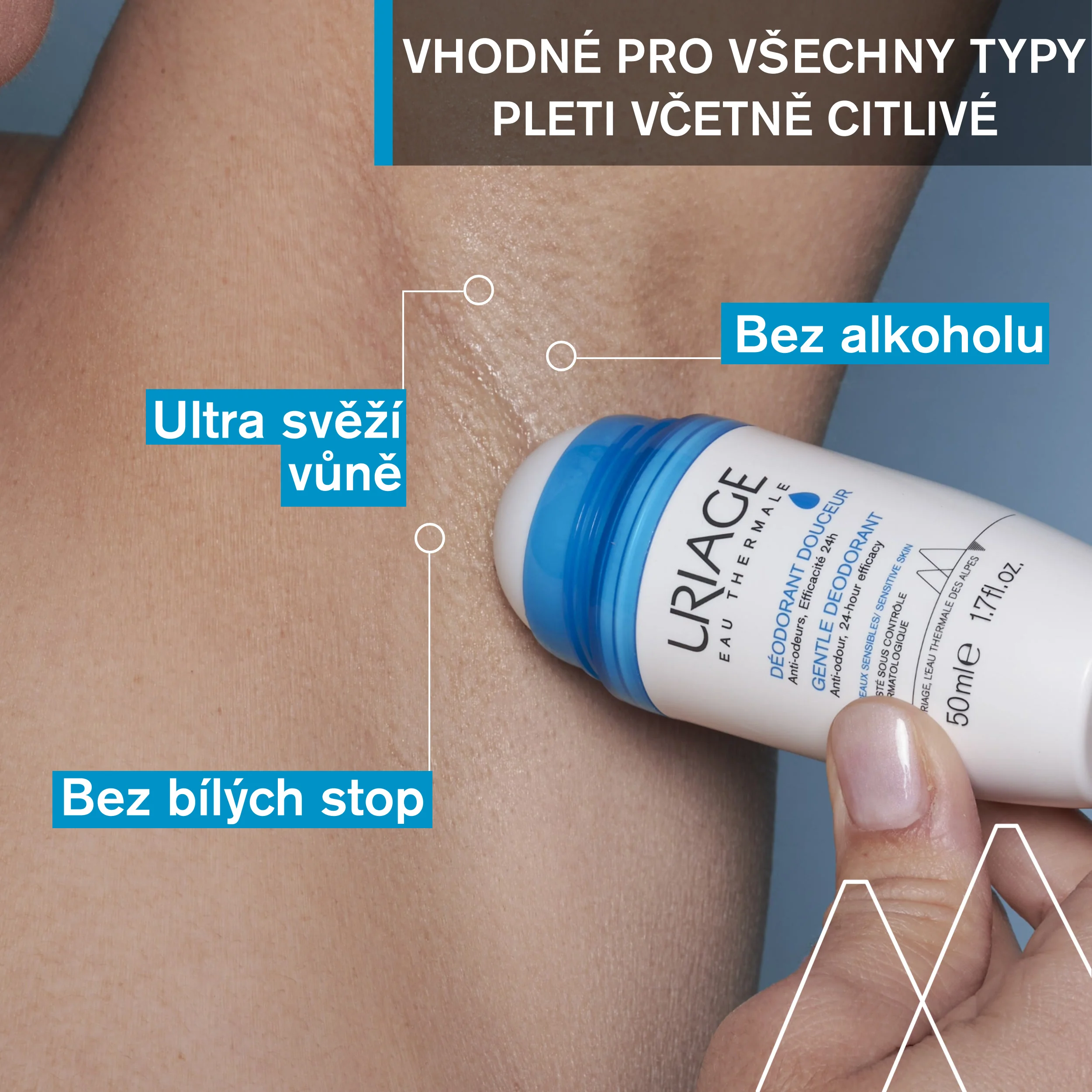Uriage Jemný deodorant 50 ml