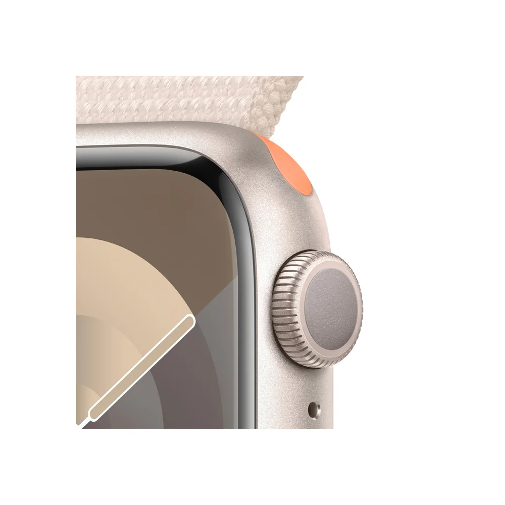 Apple Watch S9 41 mm sport loop smart hodinky Starlight