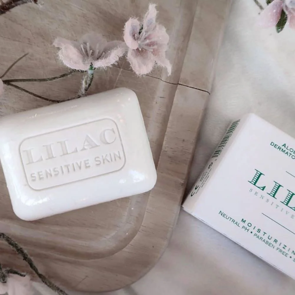 LILAC Hydratační mycí kostka s Aloe Vera 100 g
