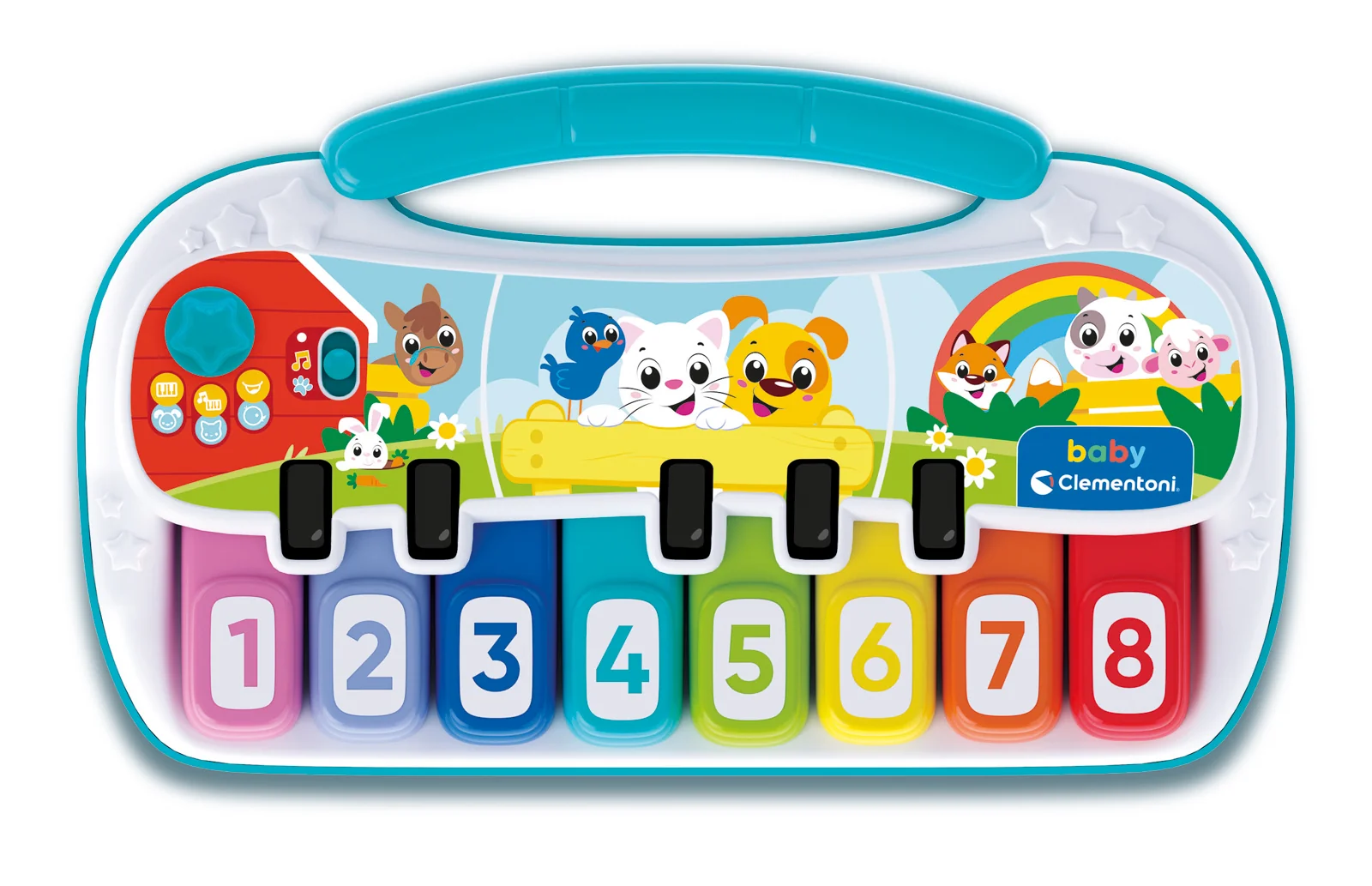 Clementoni Clemmy baby - Elektronické piano se zvířátky