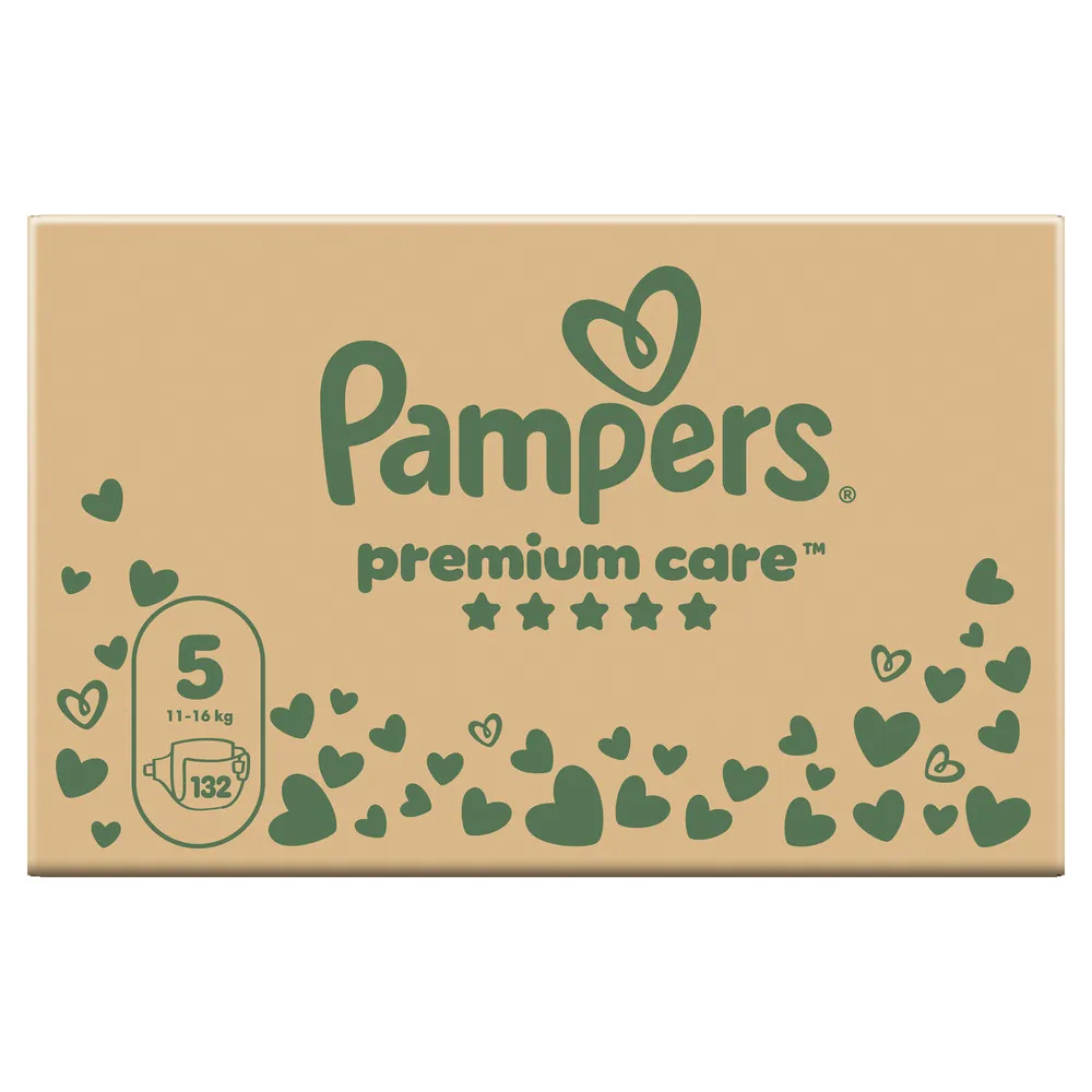 Pampers Premium Care vel. 5 11-16 kg dětské pleny 132 ks