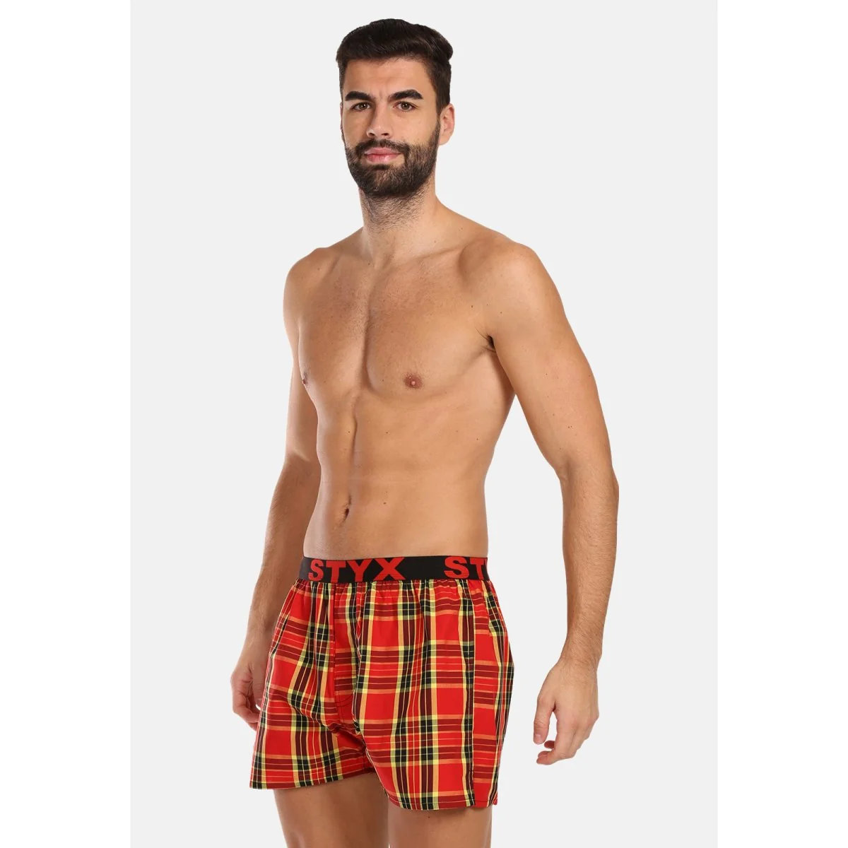 Styx Pánské trenky sportovní guma vícebarevné (B1014) L 