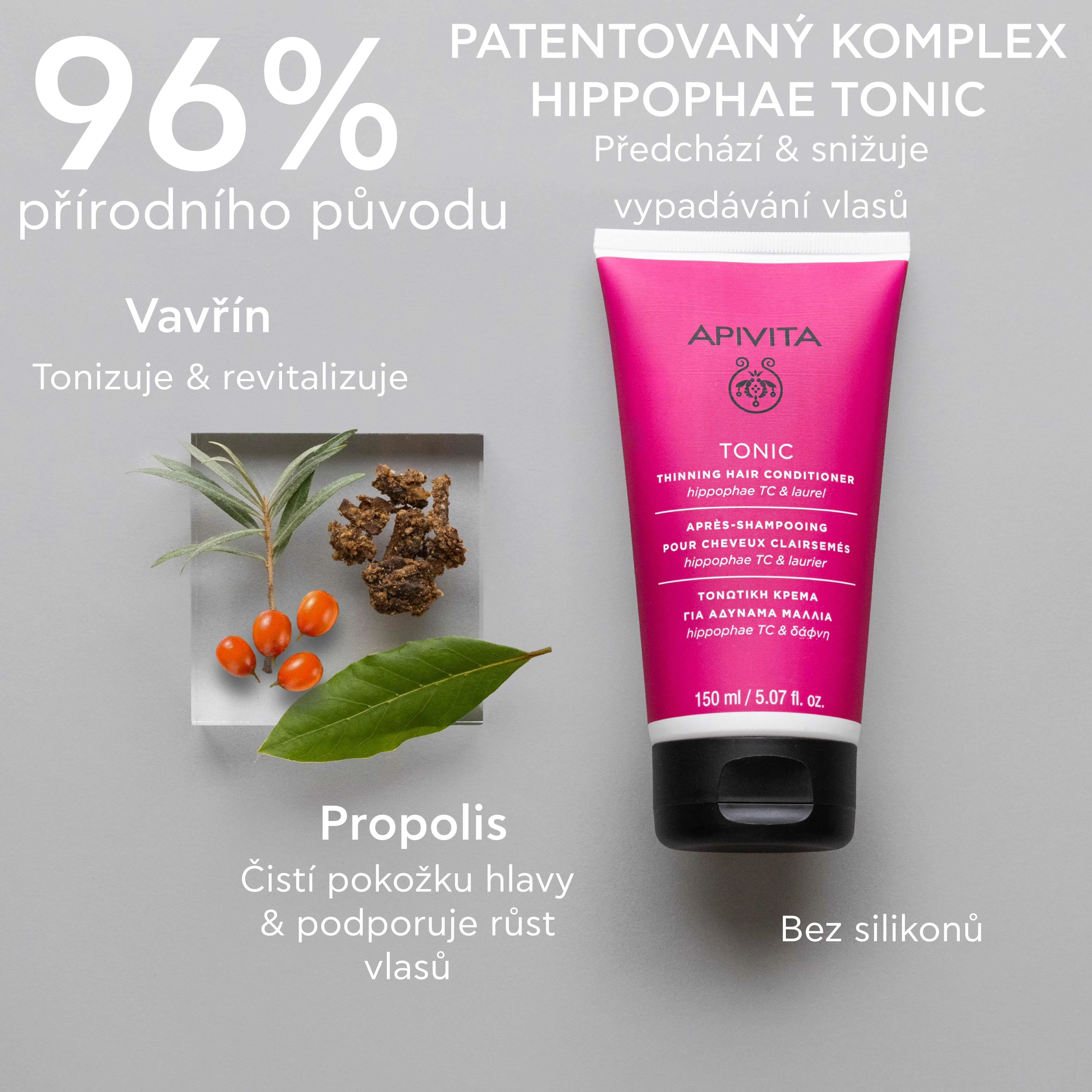 APIVITA Tonic Thinning kondicionér 150 ml