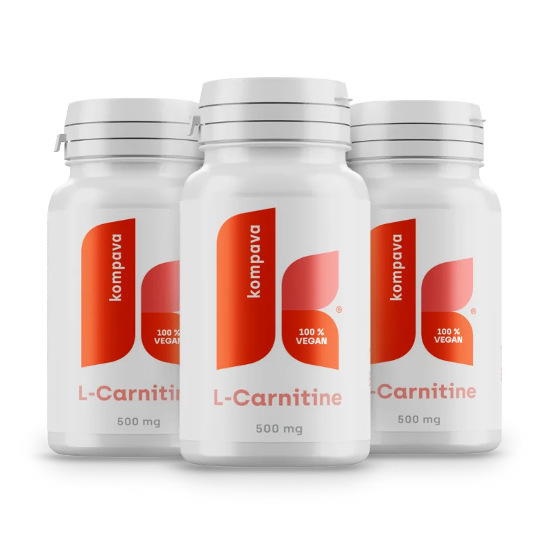 KOMPAVA L-karnitin 500mg/90 kapslí