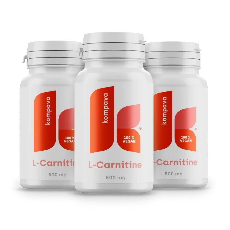 KOMPAVA L-karnitin 500mg/90 kapslí