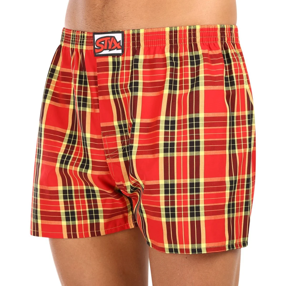 Styx Pánské trenky klasická guma nadrozměr vícebarevné (E1014) 4XL