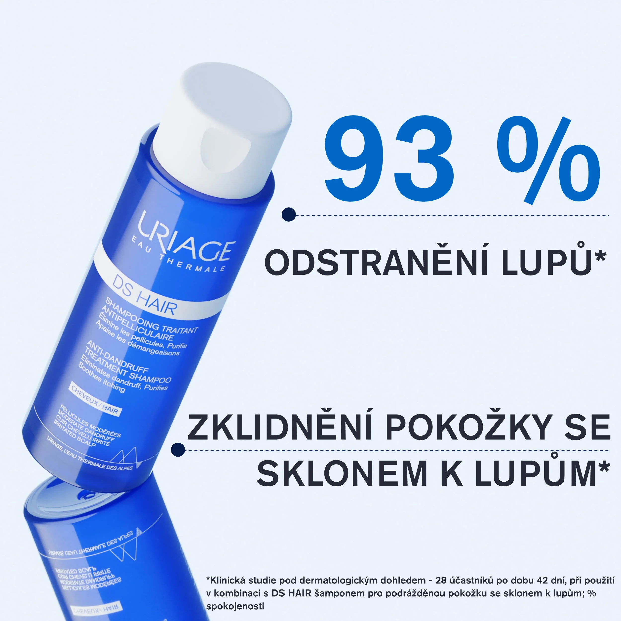 Uriage DS Hair Anti-Dandruff šampon proti lupům 200 ml