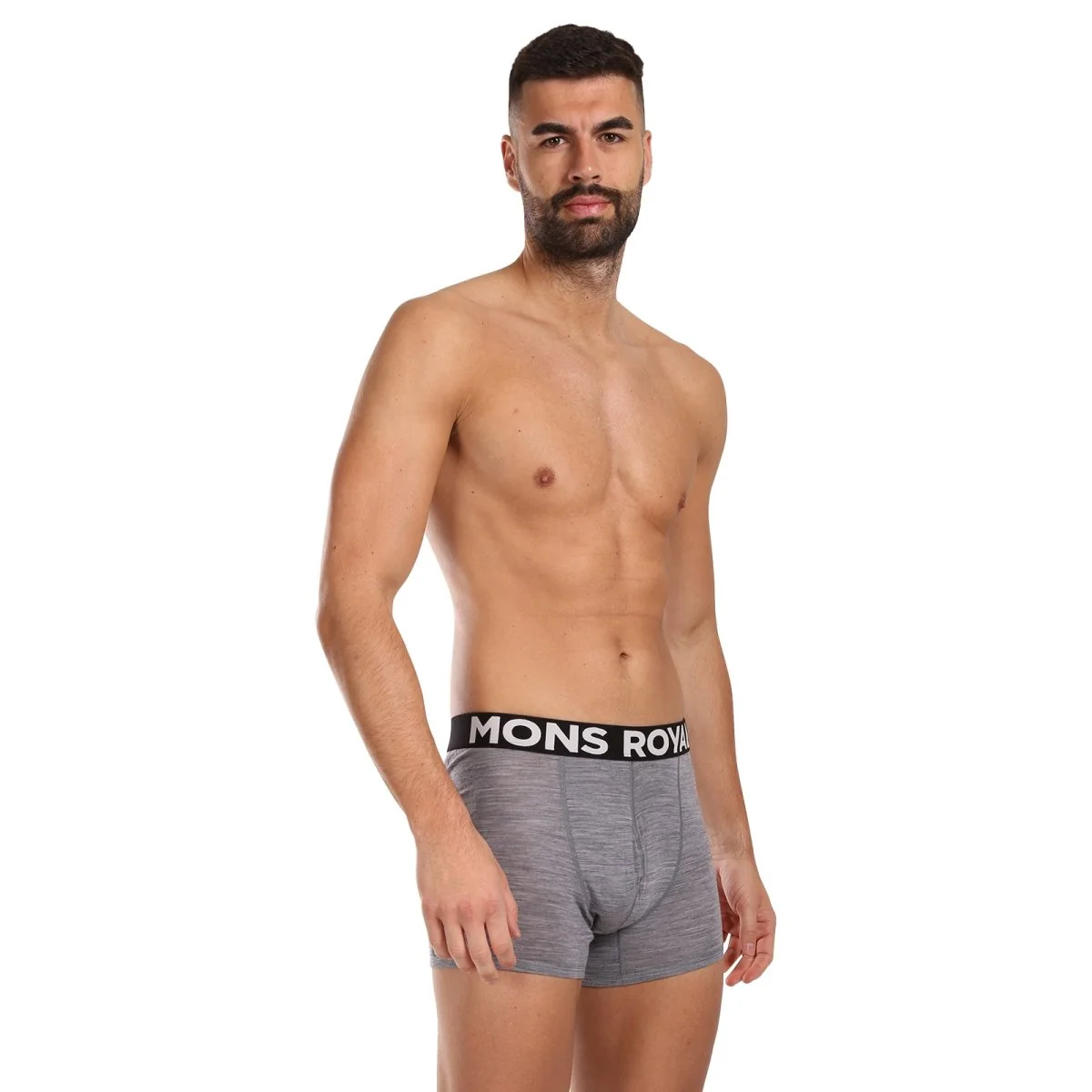Mons Royale Pánské boxerky šedé (100087-2169-710) XL
