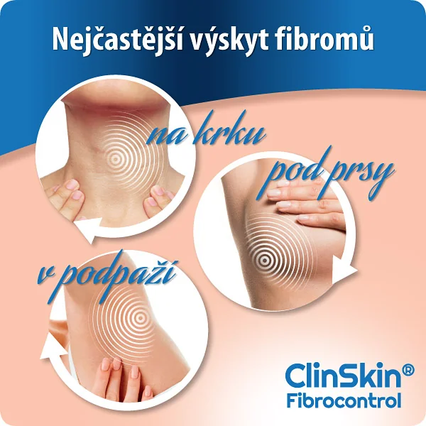 ClinSkin Fibrocontrol náplasti k odstranění fibromů 3 ks