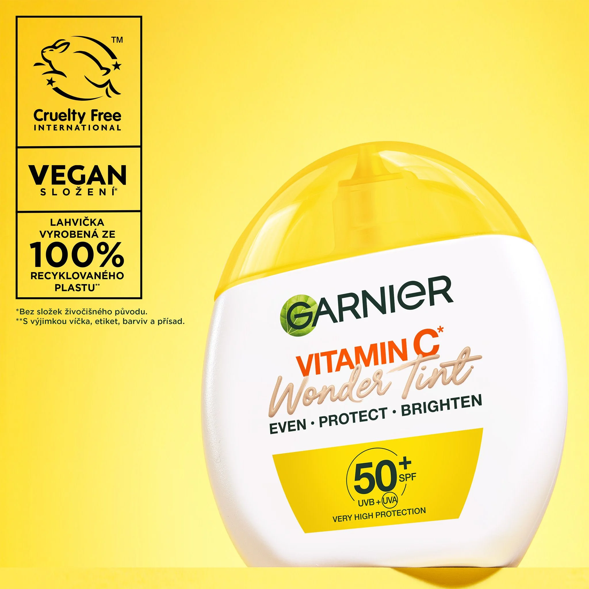 Garnier Vitamin C Wonder Tint SPF50+ odstín Light tónovací fluid 40 ml