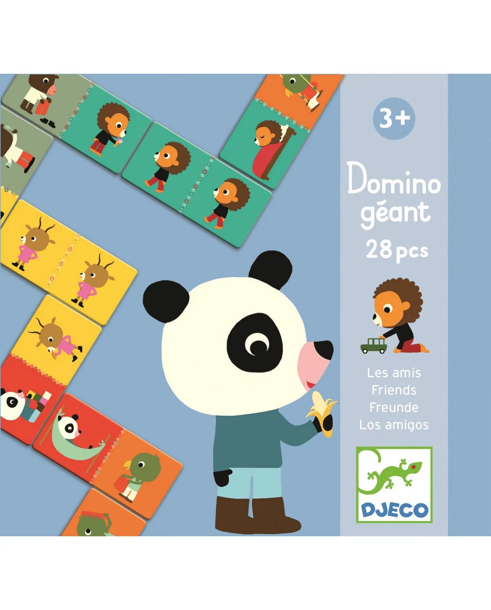 Djeco Domino kamarádská zvířatka