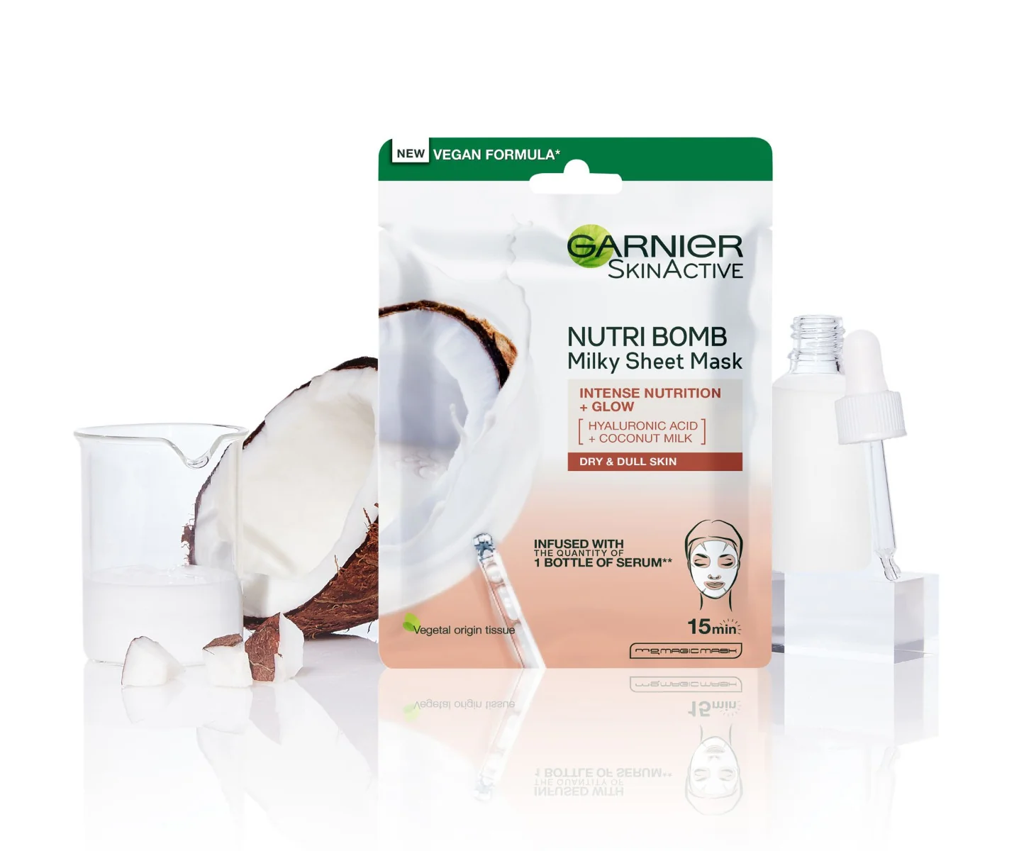 Garnier Skin Naturals Nutri Bomb pleťová maska pro suchou pleť 28 g