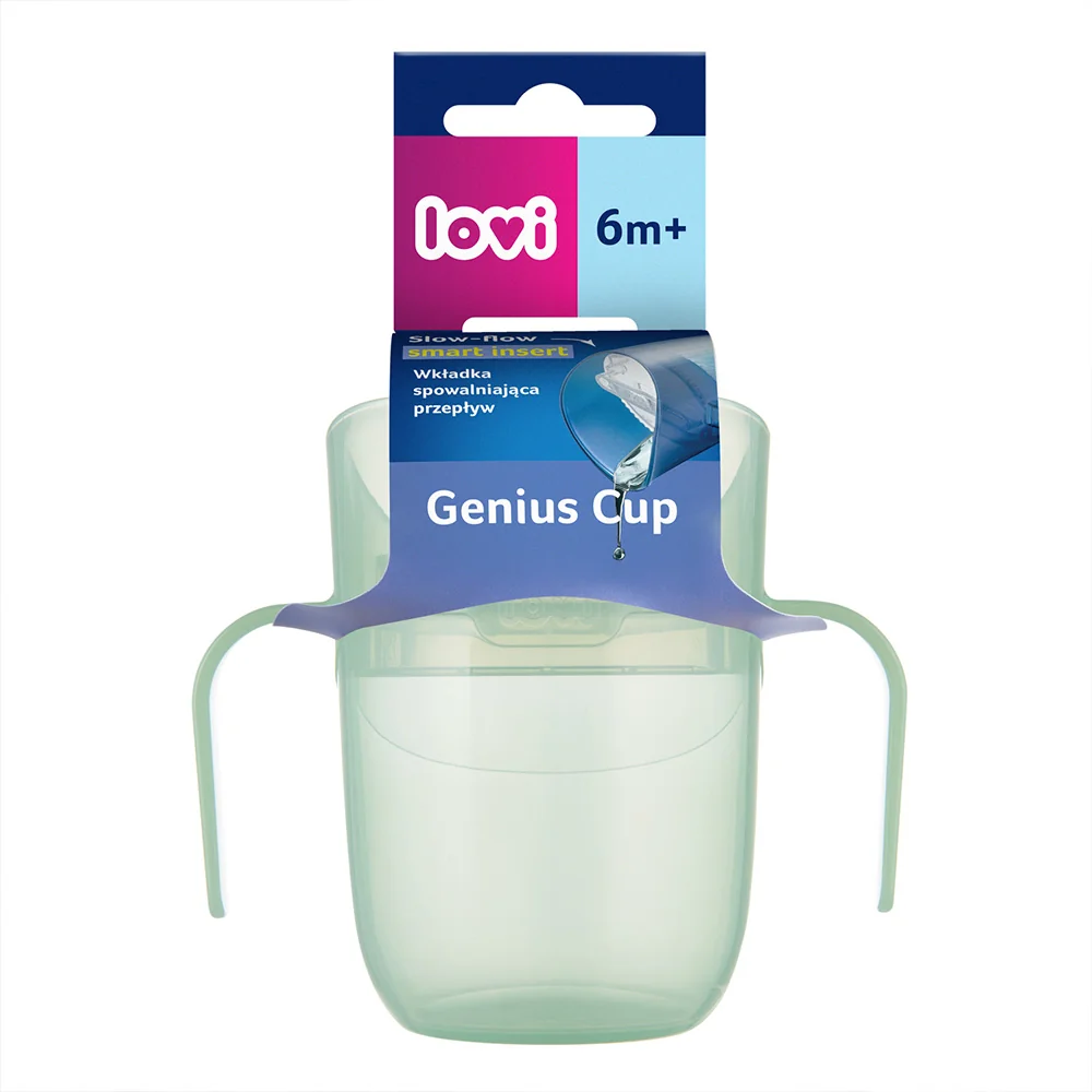 LOVI GENIUS Tréninkový hrneček 150 ml Pistachio