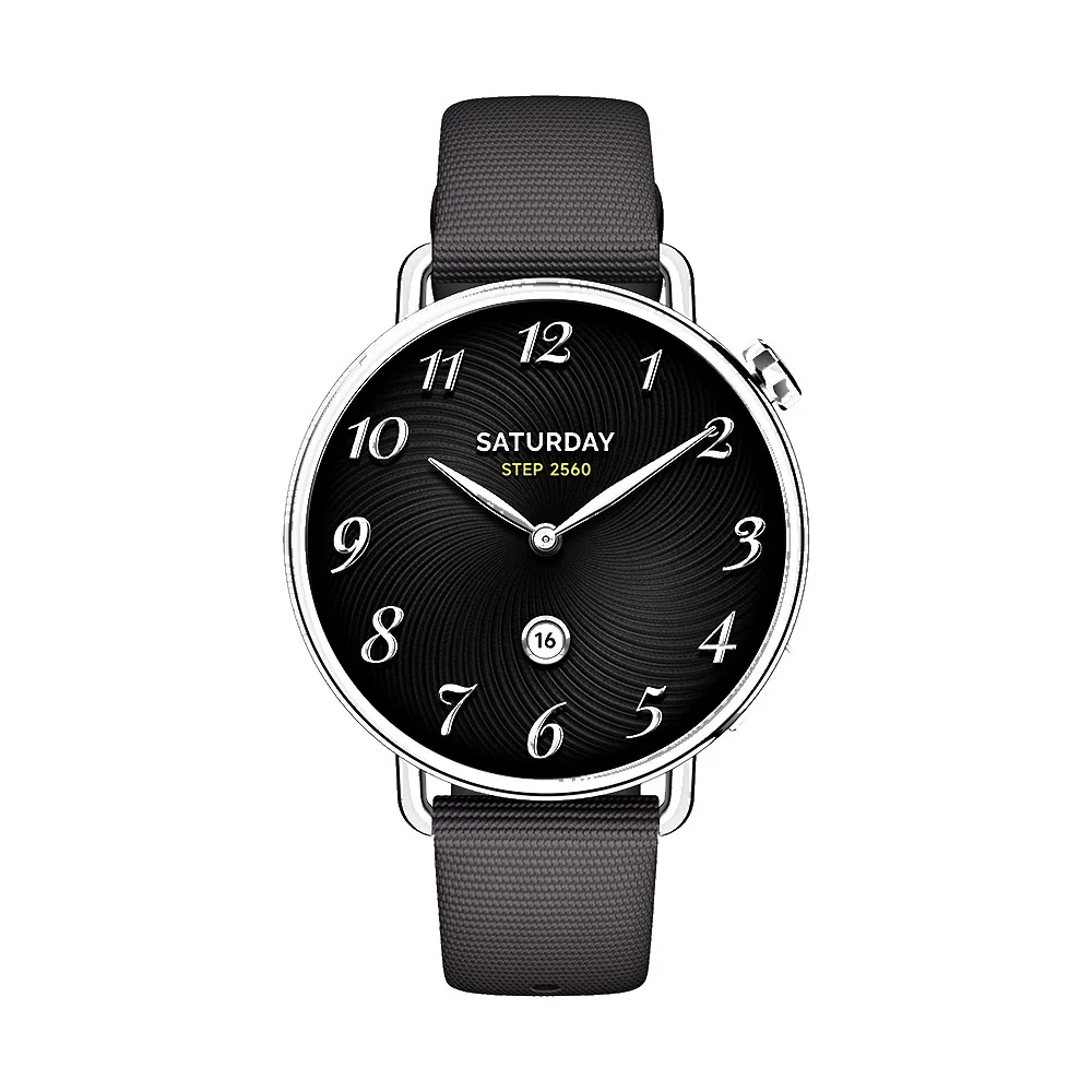 Xiaomi Watch S4 41mm - Black Fluororubber chytré hodinky
