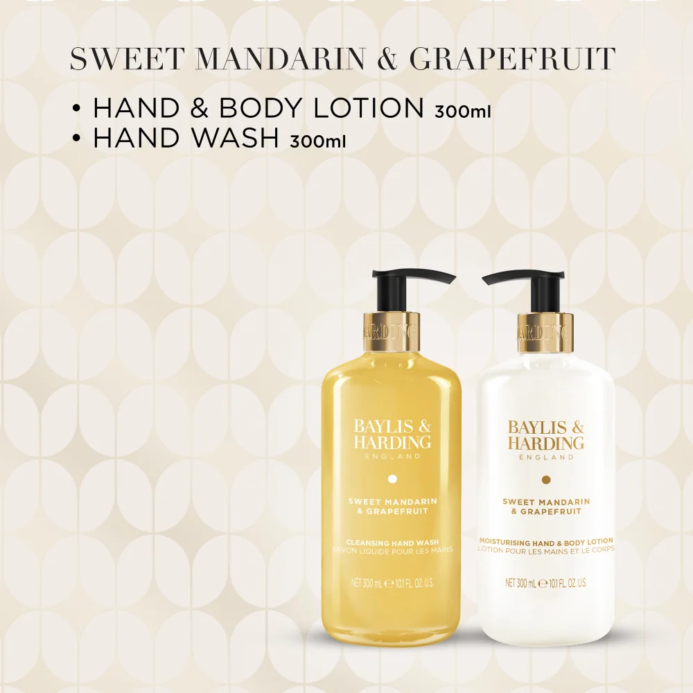 Baylis & Harding Sada péče o ruce Mandarinka & Grapefruit 2x300 ml