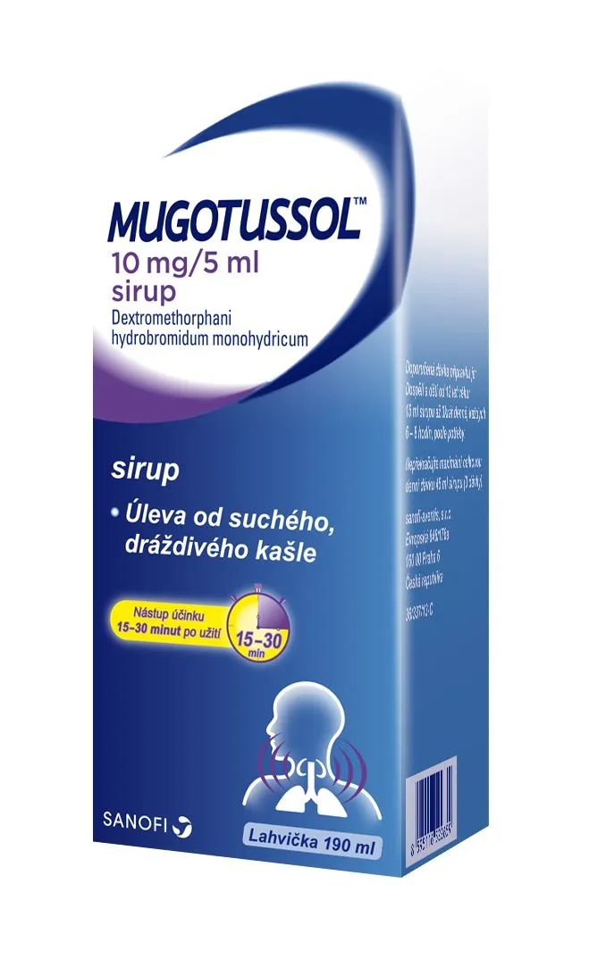 Mugotussol 10 mg/5 ml sirup 190 ml