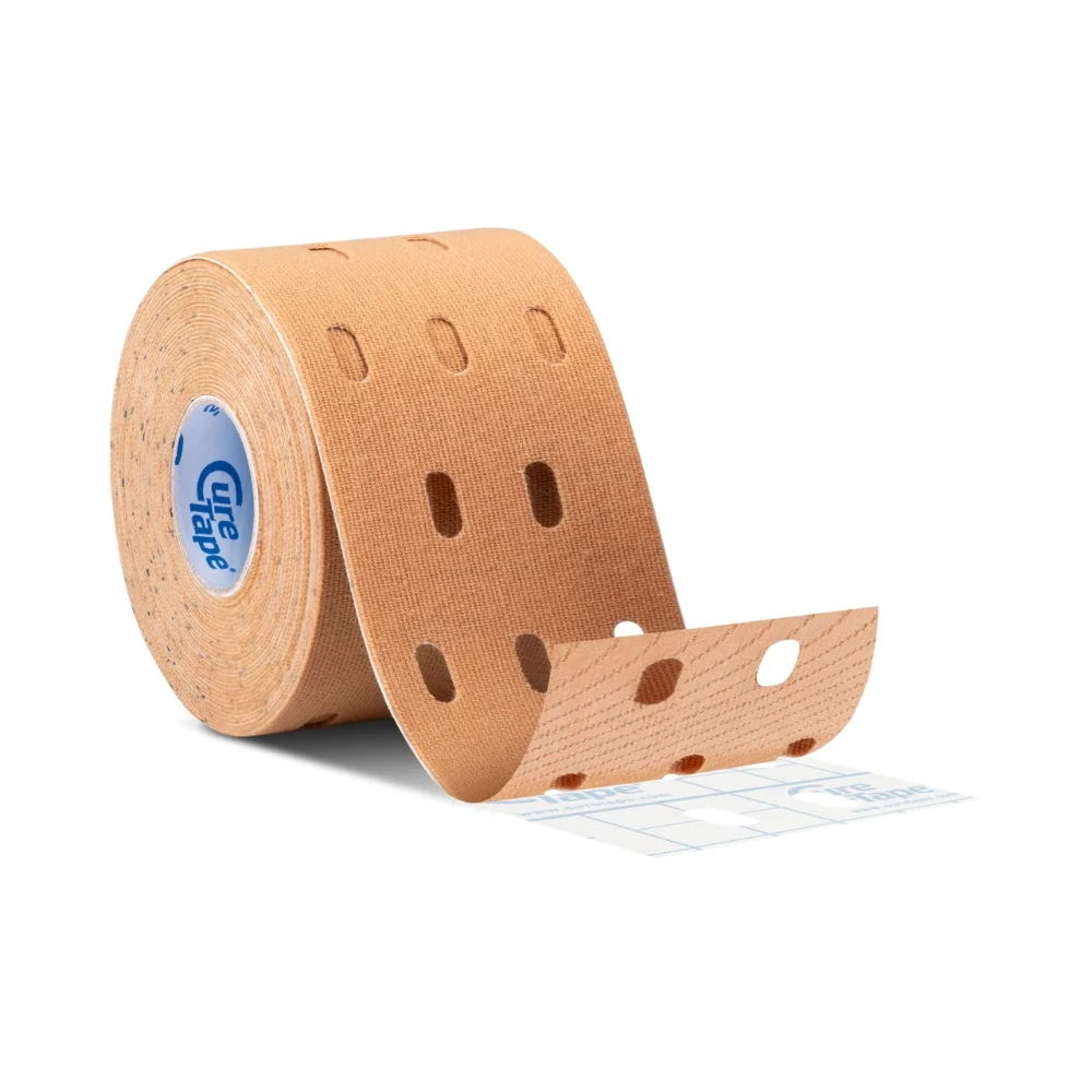 CureTape Punch 5 cm x 5 m kineziologický tejp béžový