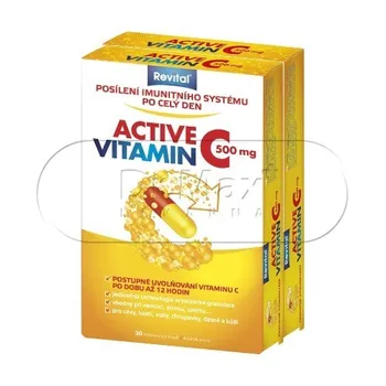 REVITAL Active vitamin C 500mg cps.30 