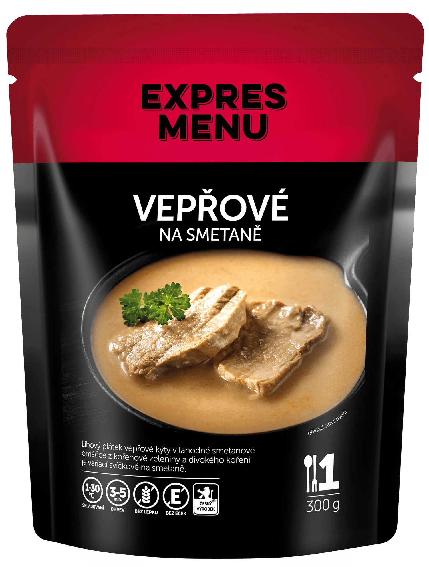 EXPRES MENU Vepřové na smetaně 300 g (1 porce)