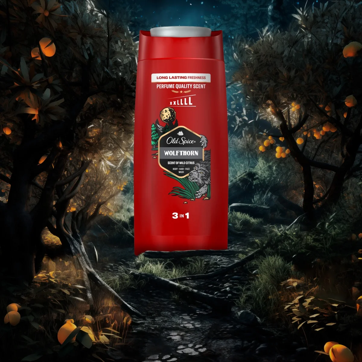 Old Spice Wolfthorn Pánský sprchový gel 3v1 675 ml