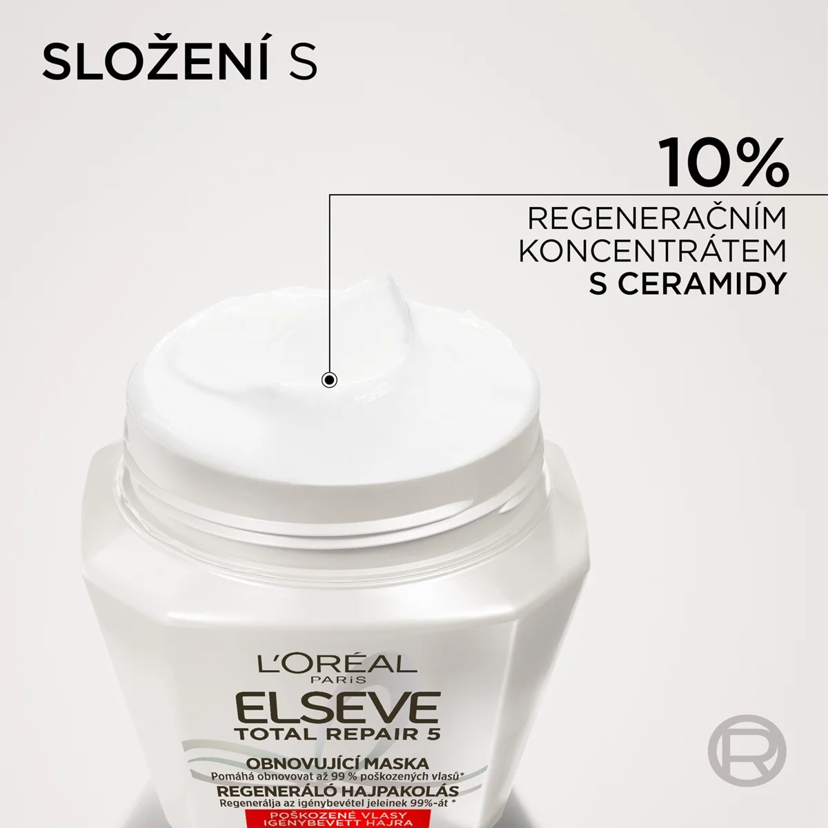 Loréal Paris Elseve Total Repair 5 obnovující maska 300 ml