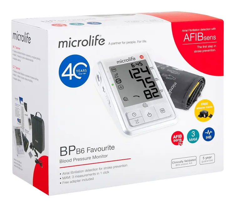 Microlife BP B6 Favourite digitální tlakoměr bílý