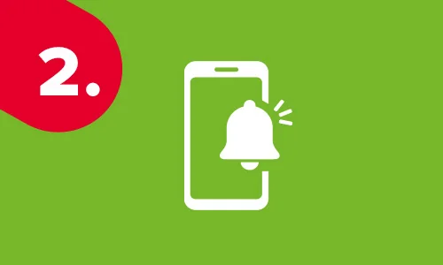 Zapněte si upozornění v nastavení vašeho telefonu Zapněte si upozornění v nastavení vašeho telefonu