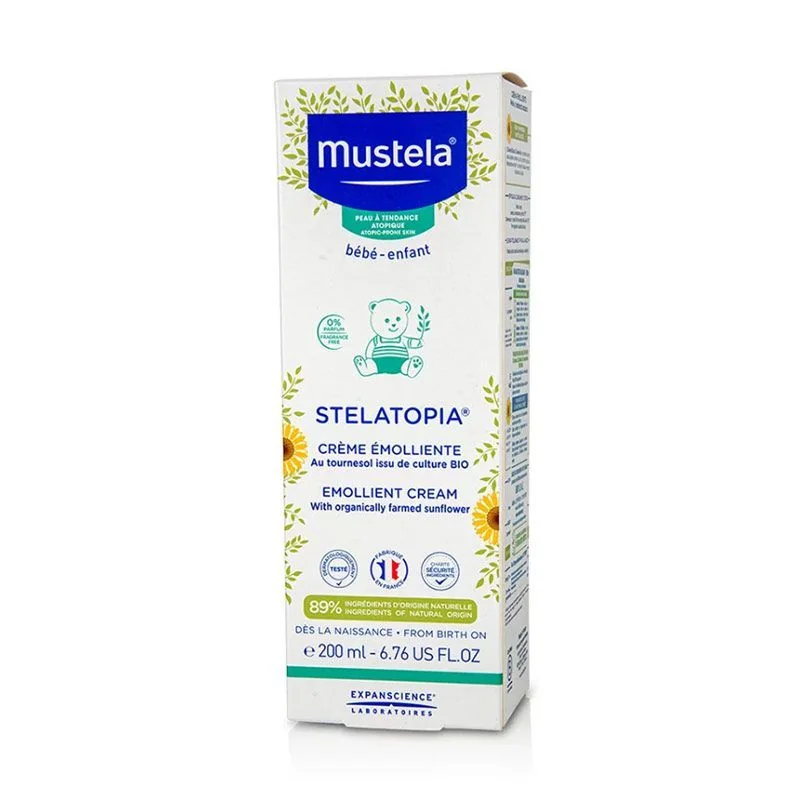 Mustela STELATOPIA Zvláčňující krém na atopickou pokožku 200 ml