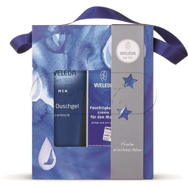 WELEDA Set hydratační pro MUŽE sprchový gel+hydratační krém 200+30ml
