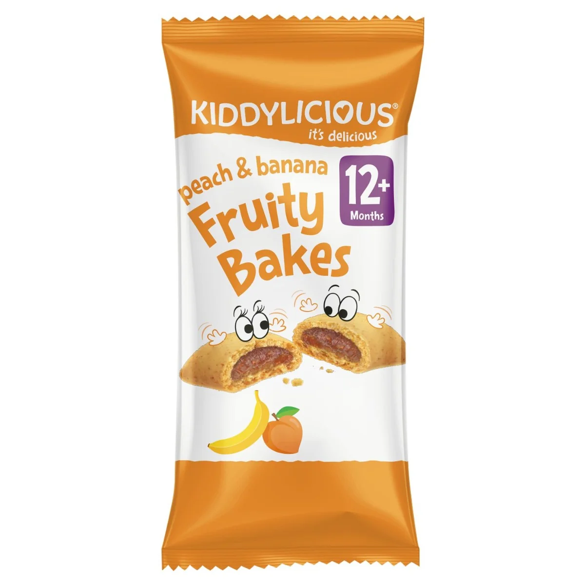 Kiddylicious Koláčky broskvovo-banánové 6x22 g