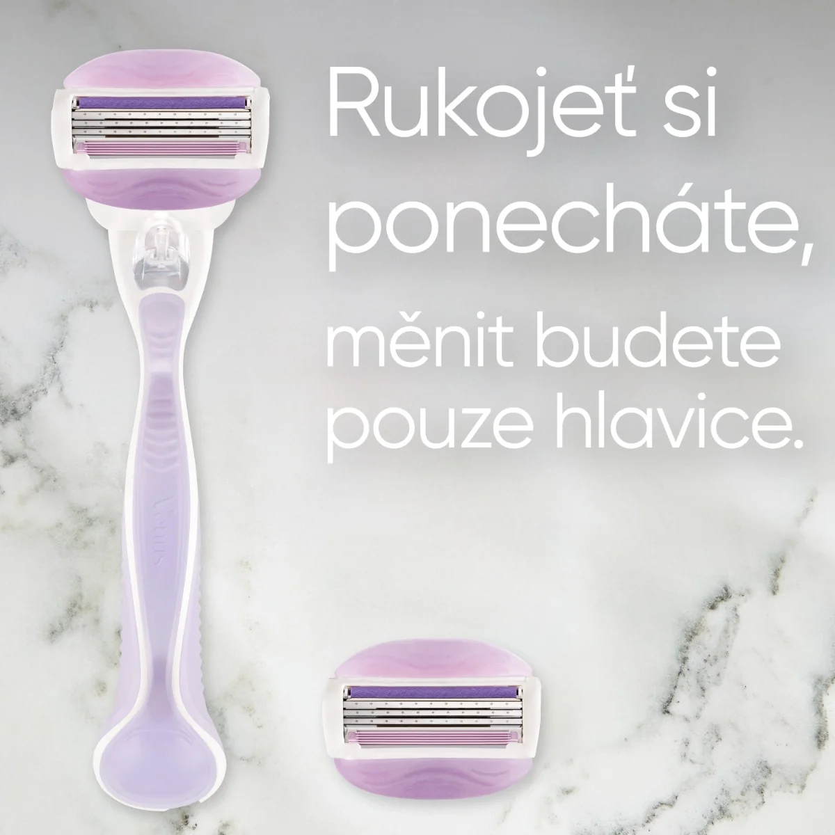 Gillette Venus Xmass sada holicí strojek + 3 hlavice s krytem a držákem
