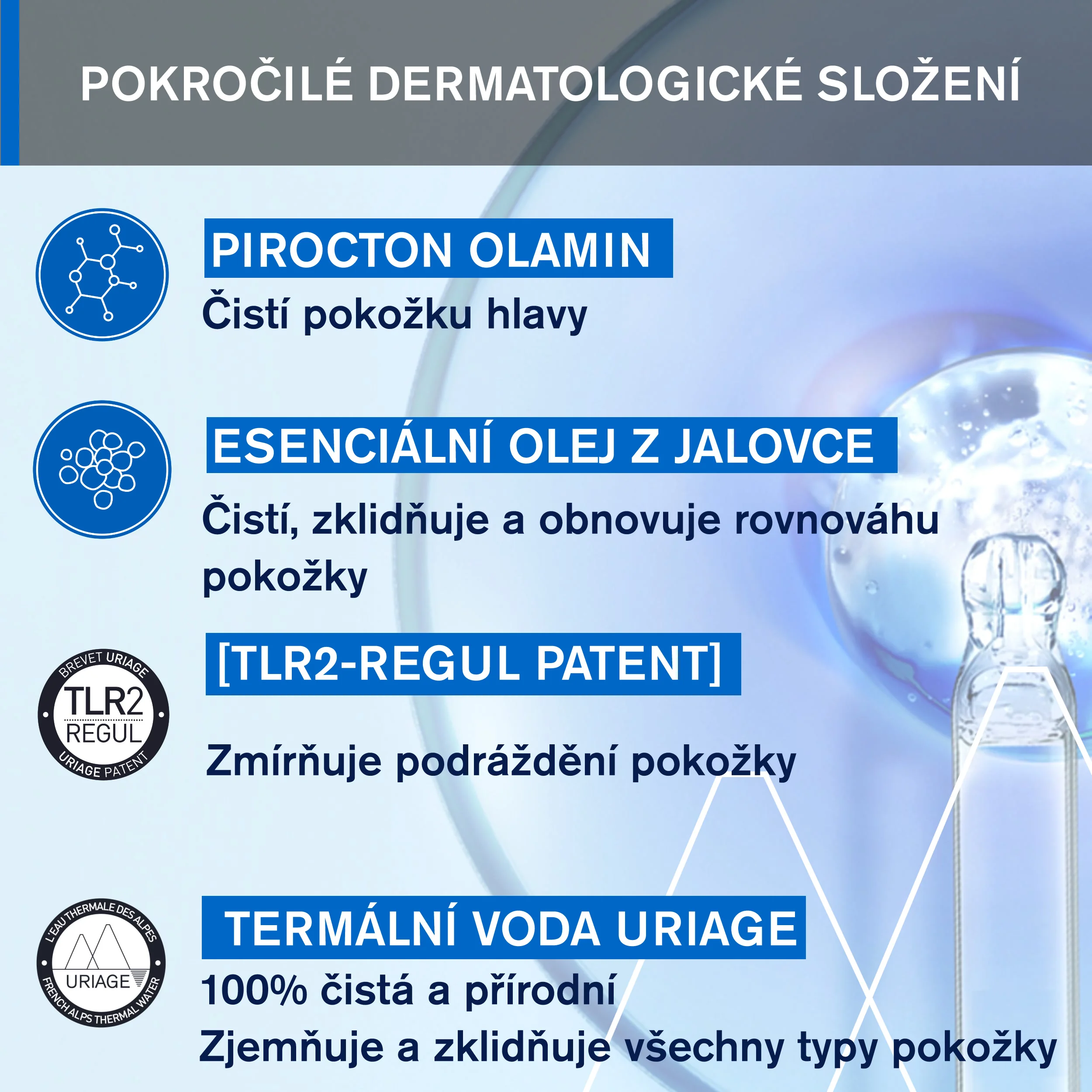 Uriage DS Sprej proti lupům 100 ml