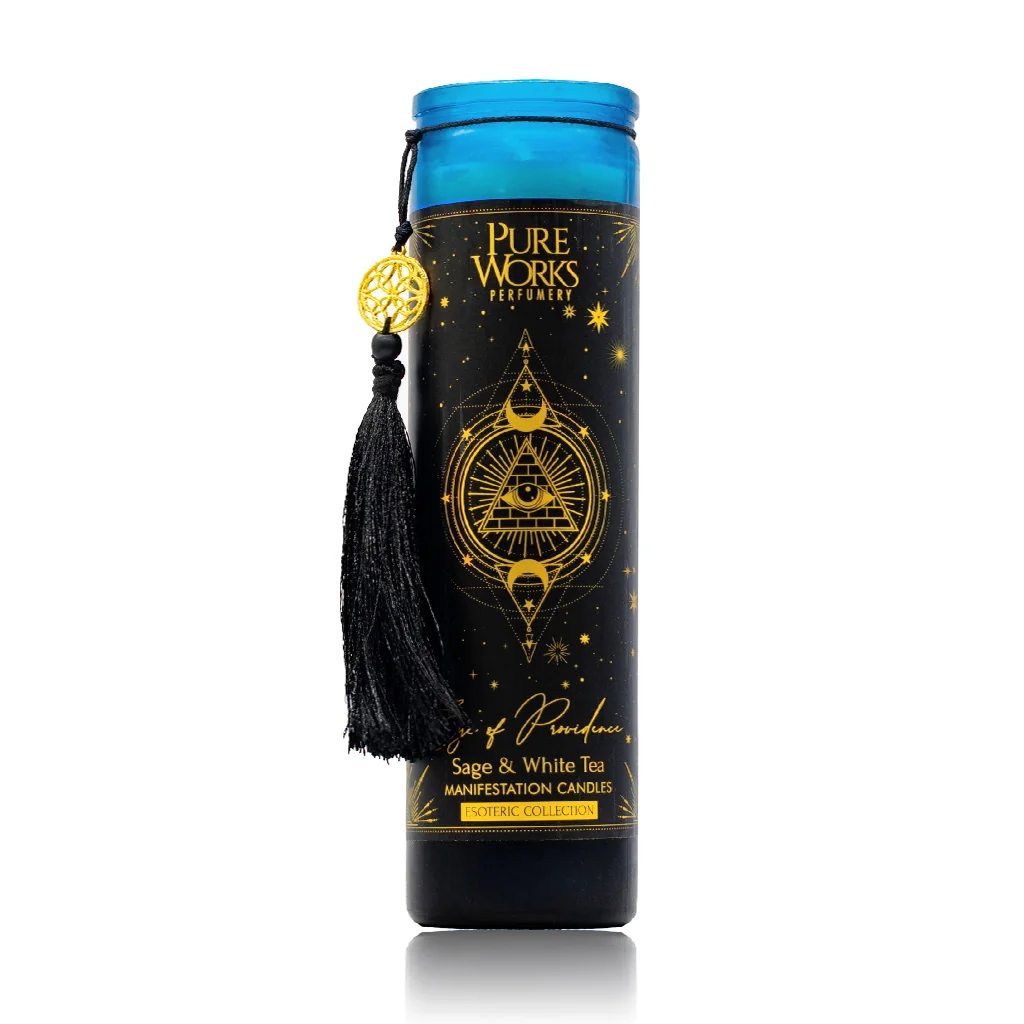 Song of India Vonná svíčka Pure Works - Sage & White Tea 300 g 