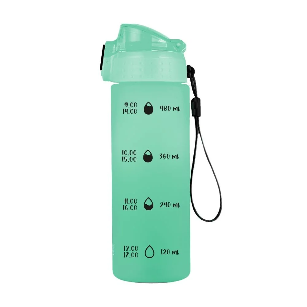 Oxybag OXY CLiCK PASTELINi - láhev na pití 600 ml, zelená